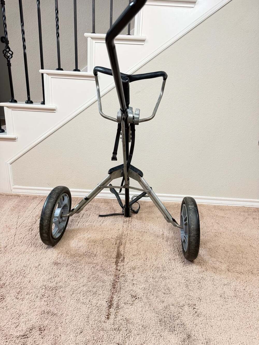 Double Eagle DE400 Golf Push Pull Cart Folding 3 Wheel